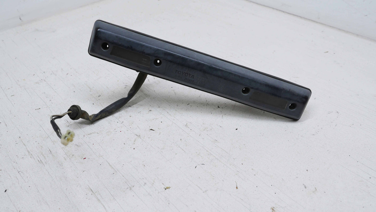 Rear Bumper Bar License Plate Light - Fits Toyota Corolla AE92 Seca Liftback 1988-1992