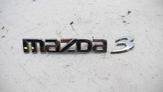 Sedan Boot Logo Badge Mazda 3 - Fits Mazda 3 BK SP23 2003-2009