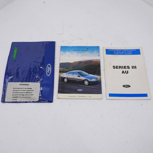 Owners Manual AU3 - Fits Ford Falcon AU SR 1998-2002