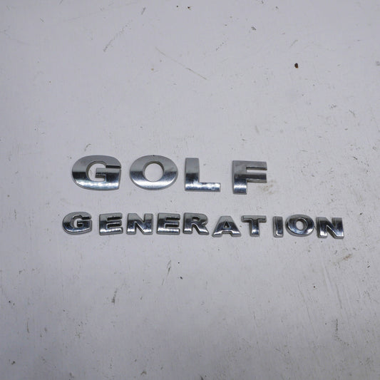 Golf Generation Rear Hatch Badges - Fits Volkswagen Golf Mk4 1J Hatch 1997-2003