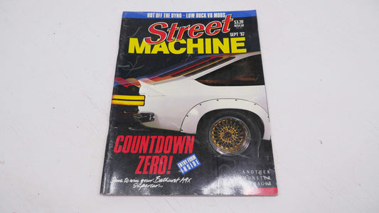 September 87 - Vintage Street Machine Magazine