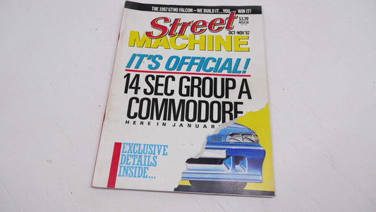 Oct-Nov 87 - Vintage Street Machine Magazine