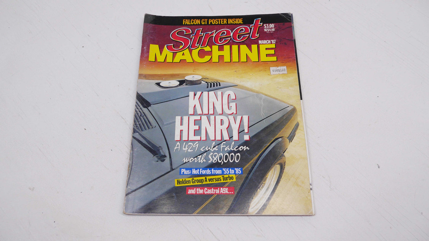 March 87 - Vintage Street Machine Magazine