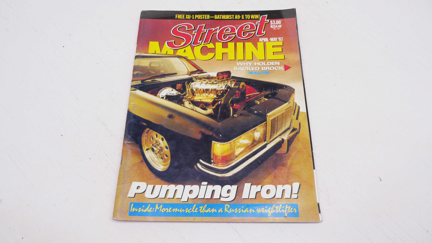 April-May 87 - Vintage Street Machine Magazine