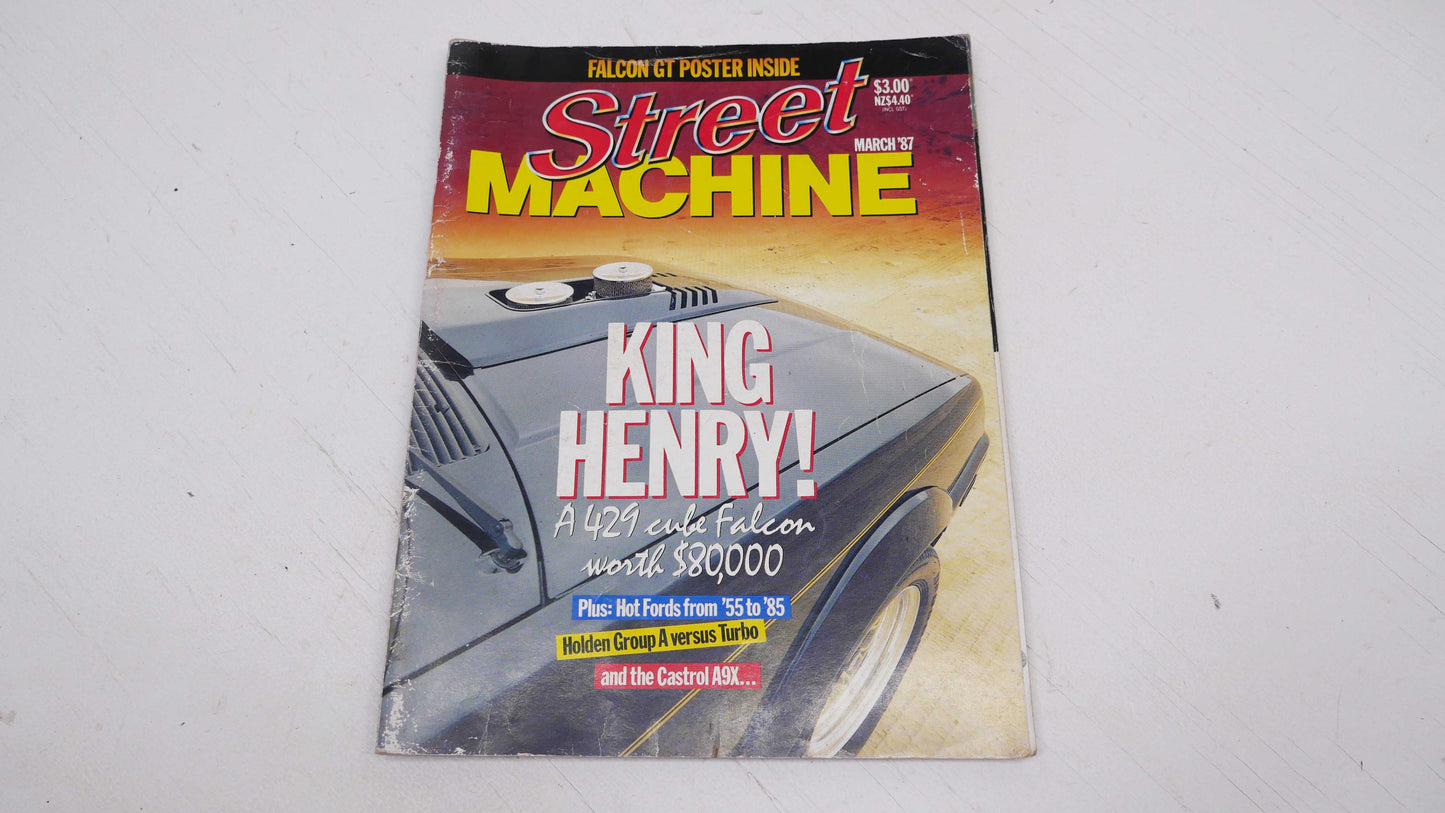 March 87 - Vintage Street Machine Magazine