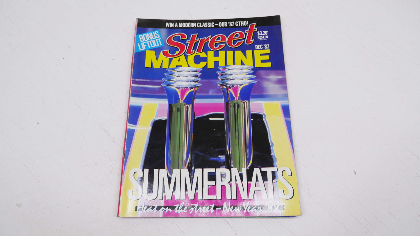 December 87 - Vintage Street Machine Magazine