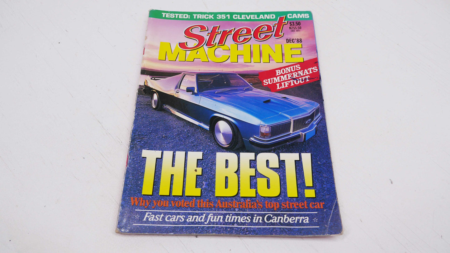 Dec 88 - Vintage Street Machine Magazine