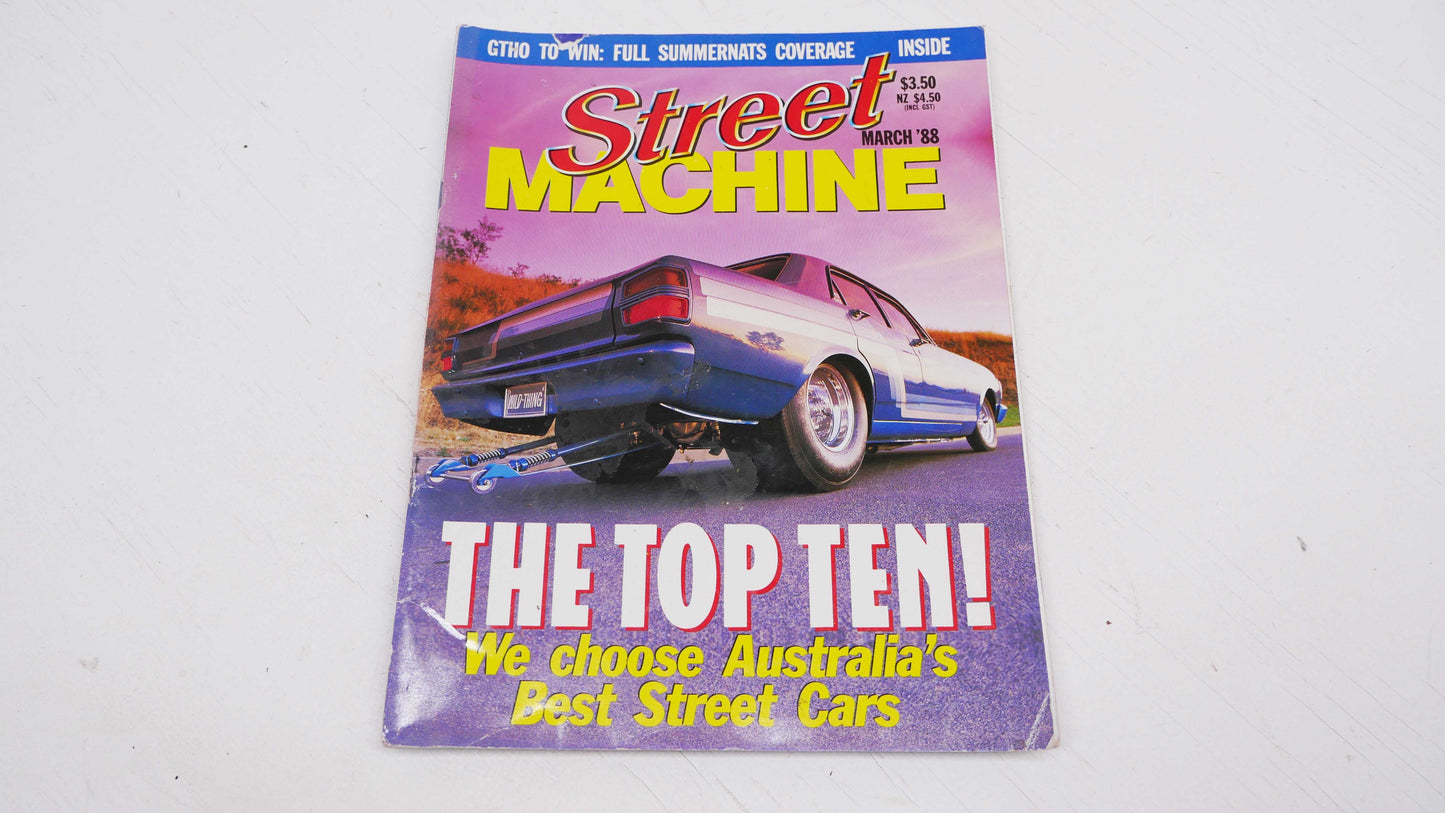 March 88 - Vintage Street Machine Magazine