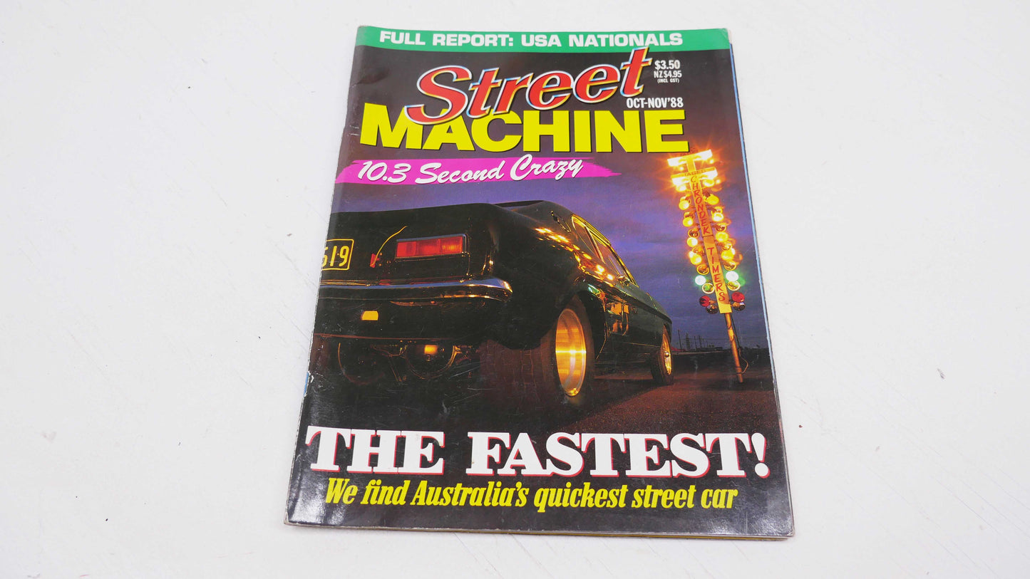 Oct-Nov 88 - Vintage Street Machine Magazine