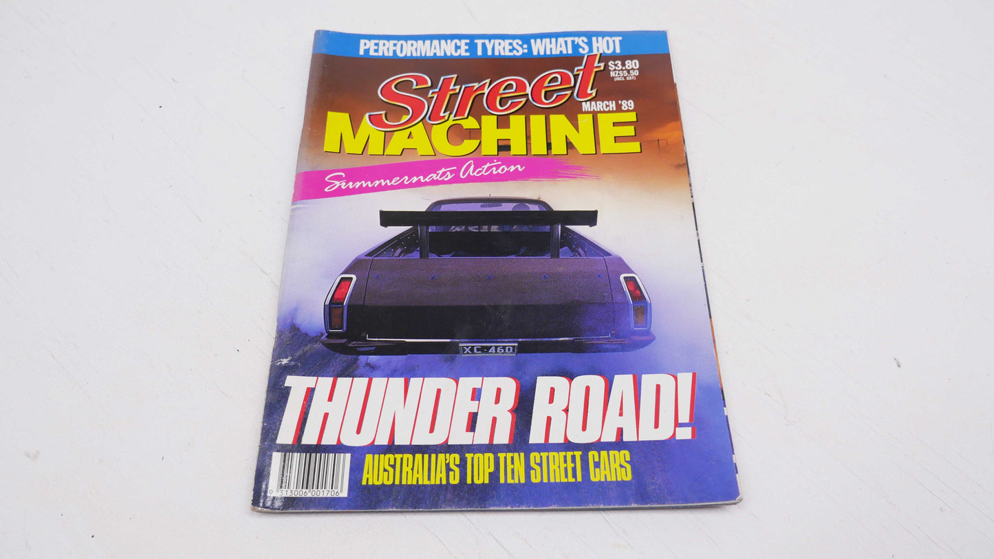 March 89 - Vintage Street Machine Magazine