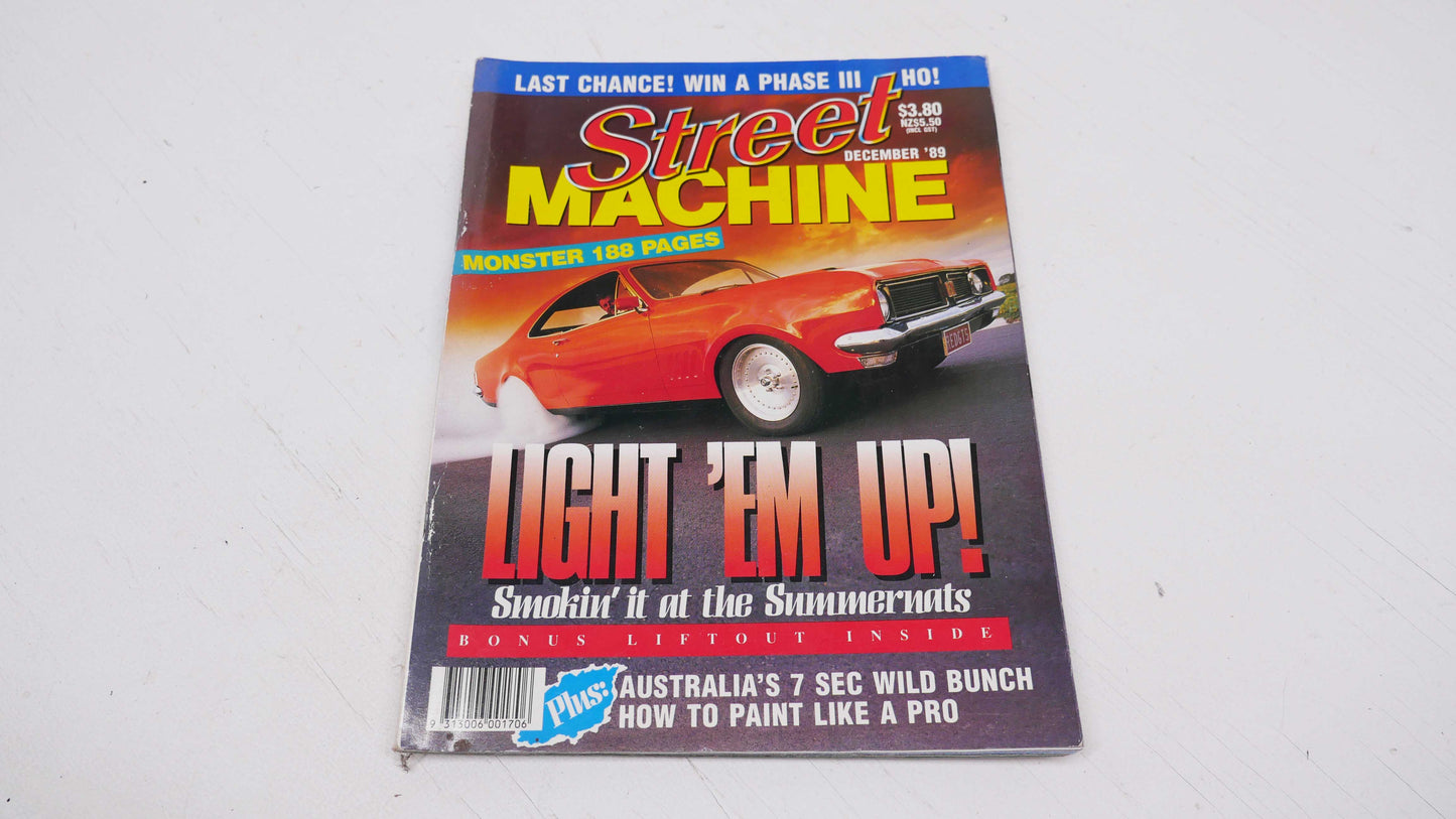 December 89 - Vintage Street Machine Magazine