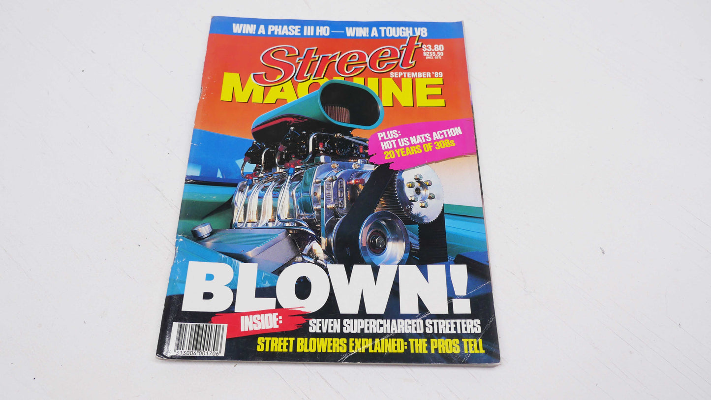 September 89 - Vintage Street Machine Magazine