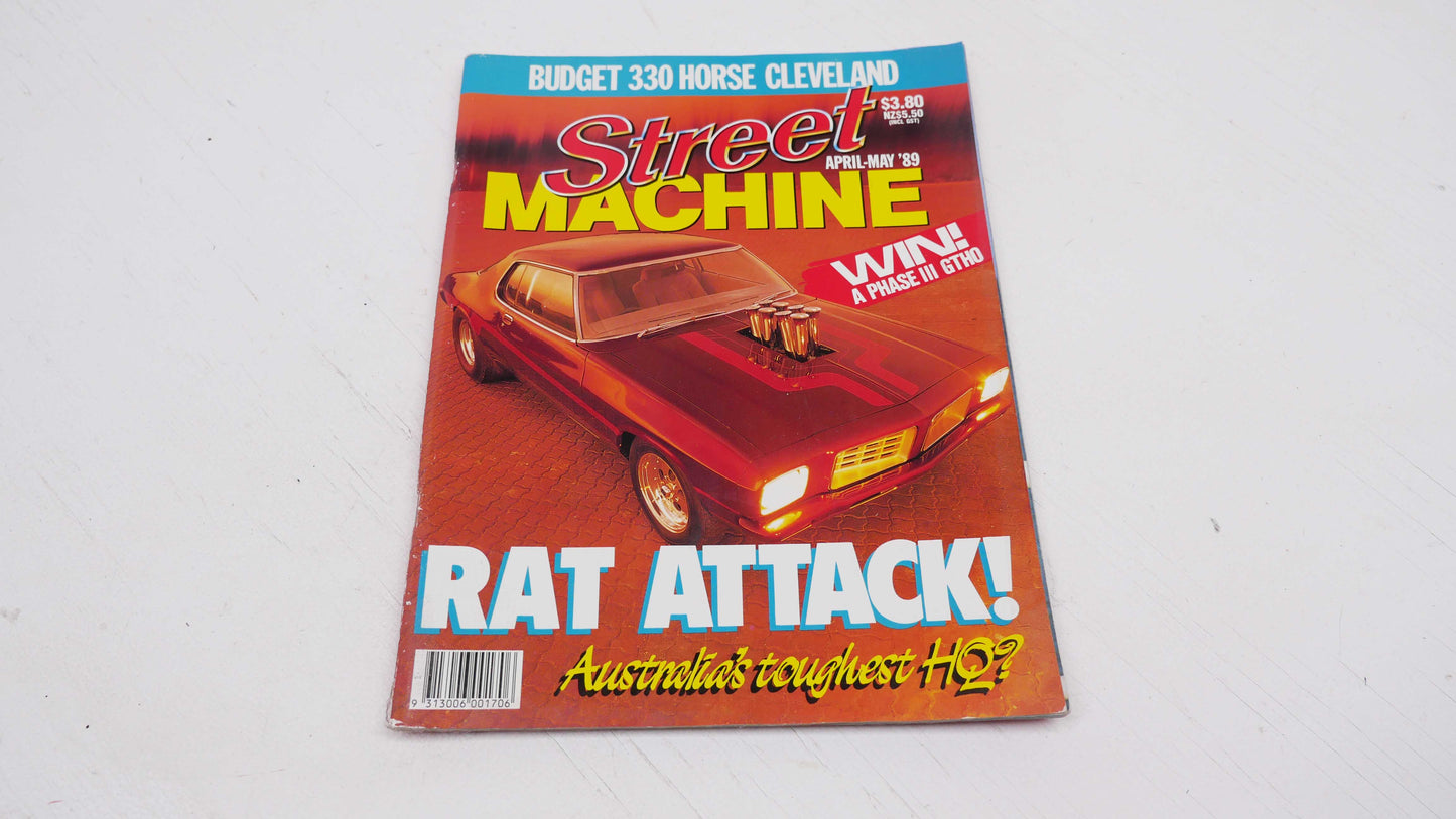 April-May 89 - Vintage Street Machine Magazine