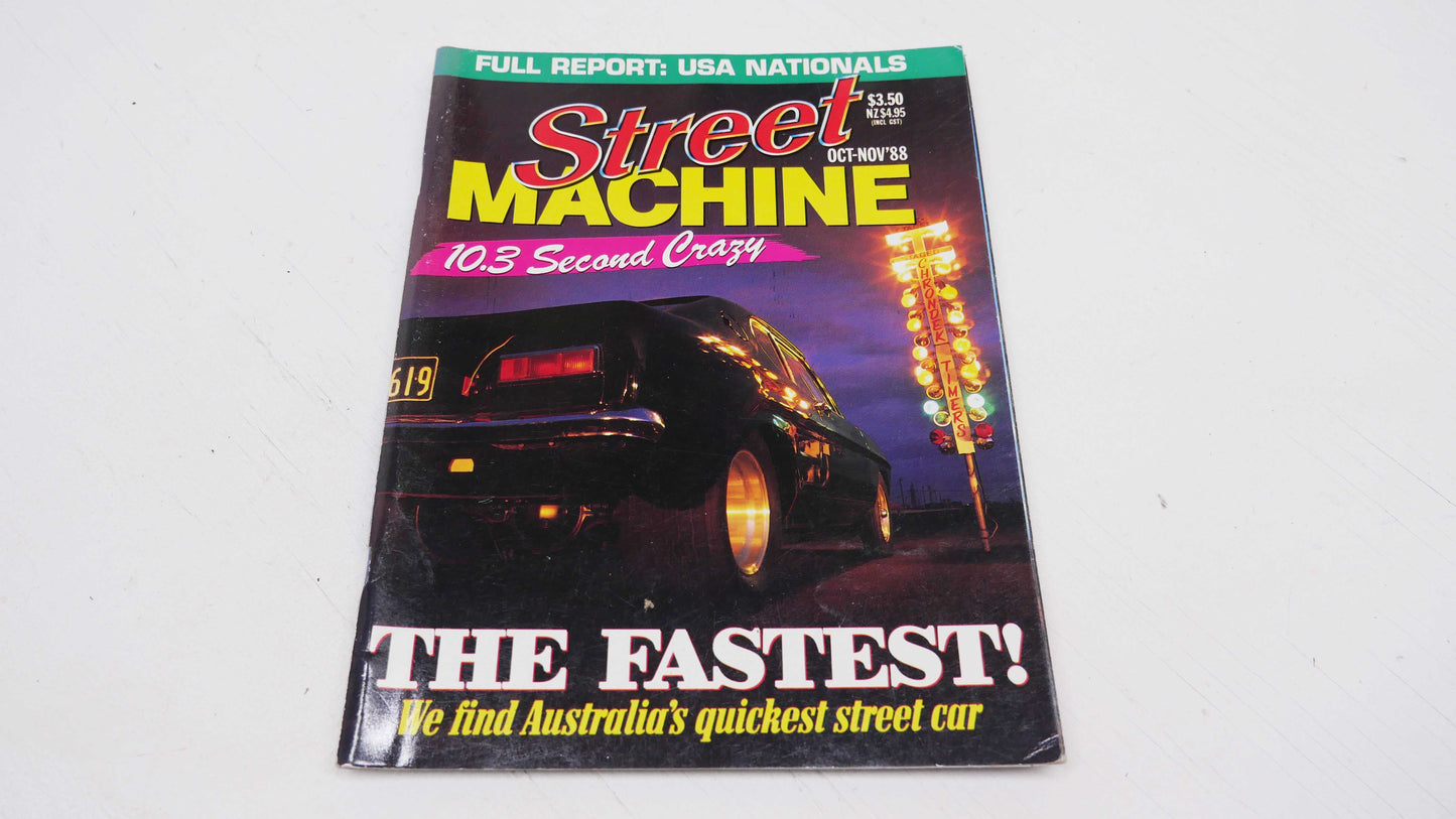 Oct-Nov 88 - Vintage Street Machine Magazine